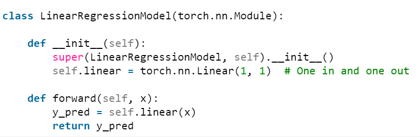 here is linear regression pytorch example